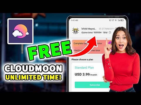 CloudMoon unlimited time! How to get Unlimited Time in CloudMoon - Cloud Gaming
