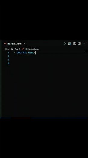 HTML Headings h1 to h6 Explained | Code With RTech. #shorts #html #viralshorts