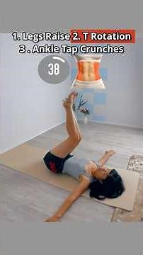 3 Exercises that can be done without leaving your bed room - 3 MIN Flat Stomach Workout