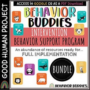 Behavior Buddies BUNDLE: INTERVENTION PROGRAM | Effective Behavior Management