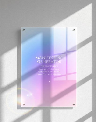 Manifesting Generator Human Design Art, the Time Bender Aura Print, MG Strategy to Respond, Satisfaction Signature Poster, Spiritual Decor - Etsy