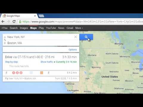 How to Make a Route on Google Maps 2013