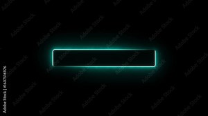 Neon tittle bar . headline bar motion graphics video. Modern Ice Blue Lower Third name and title bar 4k. Chinese Traditional New Year Caption Bar Background. animated of tittle transparent background Stock Video