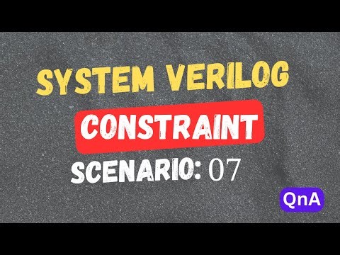 SV Constraint | Without using inside operator generate random values for the range 34 - 43