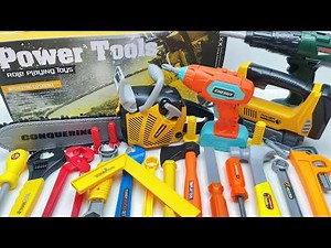 12-Minute Unboxing: A collection of professional power tools, from drills to chainsaws | toy review