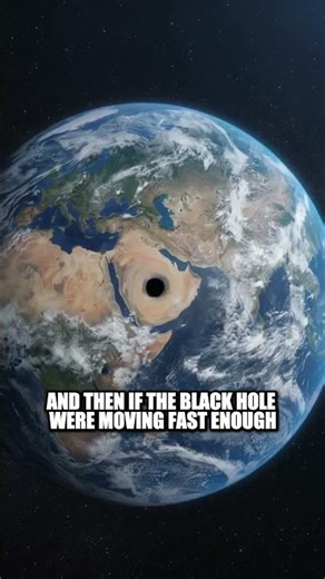 What If a Black Hole Passed Through Earth?