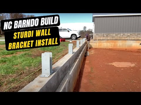 Barndominium Build | Foundation Sturdi-Wall Bracket Layout and Install