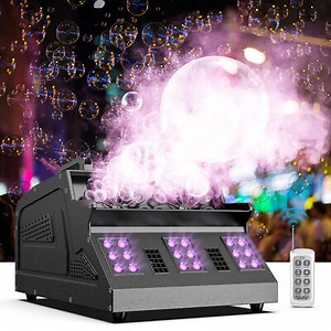 1800W RGB Smoke Bubble Machine DMX Stage Effect DJ Disco Party Event Machine  | eBay UK
