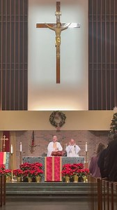 Father John celebrates his first Mass with our Grade School last Friday. Welcome, Father John, we are so blessed to have you! | Cabrini Catholic School