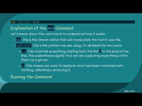 How to Remove Versions with sed