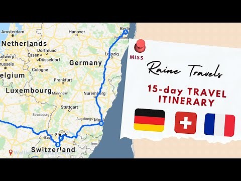 How to write a SCHENGEN VISA Travel Itinerary for Germany, Switzerland, and France | Requirements