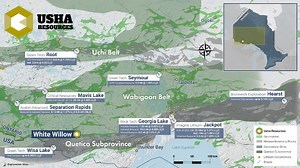 Usha Resources Enters Hard-Rock Lithium Space with Acquisition of Significant Ontario Land Package with Highly Evolved LCT-Pegmatites