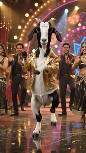 🐐 Goat Goes Full Bollywood! 💃🔥 | Epic Dance Performance #Shorts