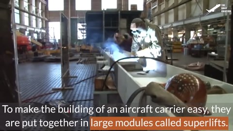 Exploring the extensive US dry dock transforming a huge aircraft carrier piece by piece