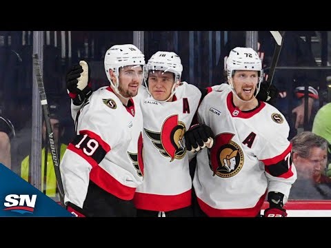 Senators' Tim Stutzle Circles Blue Jackets' Zone And Buries Five-Hole Snipe