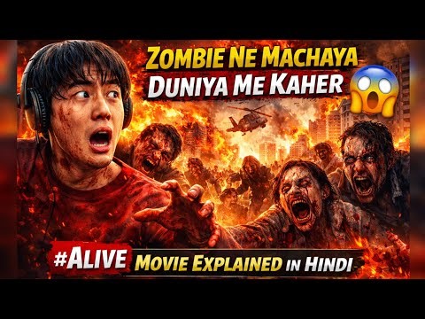 “Zombie Ne Machaya Duniya Me Kaher 😱 | Alive Movie Explained in Hindi”