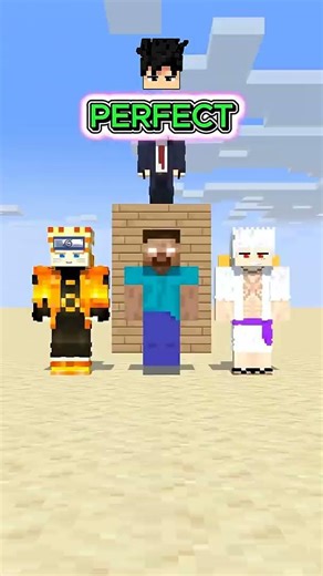 goku vs saitama vs Naruto and more. #minecraft #trending