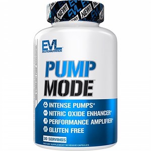 Evlution Nutrition PumpMode - Nitric Oxide Supplement - Non Stimulant Supplement with Arginine Betaine and Pine Bark for Maximum Pumps and Performance - Gluten Free Pre Workout Supplement