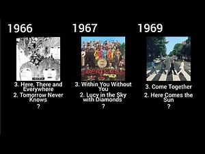 Top 3 Songs from each Beatles Album