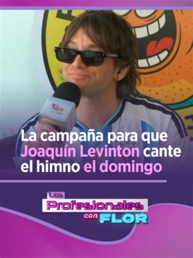 #LosProfesionalesConFlor | El sueño mundialista de Joaquín Levinton🤩🏆 En una entrevista exclusiva con Los Profesionales, el carismático cantante de Turf reveló su mayor deseo para el partido definitivo entre Argentina y España 🇪🇸⚔️🇦🇷 El músico no ocultó su manija y confesó sus enormes ganas de ser el encargado de entonar las estrofas del Himno Nacional en la gran final de la Copa del Mundo🎶 ⏰ De lunes a viernes a las 15:00 📺 Miralo en vivo en youtube.com/@elnueve