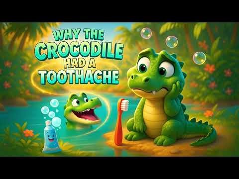 Why the Crocodile Had a Toothache? 🐊✨ | Cute Song About Brushing Teeth