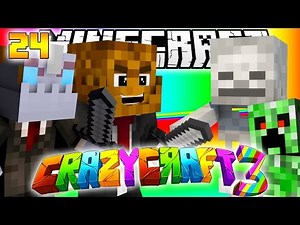 Minecraft CRAZY CRAFT 3.0 - INSANE DUNGEONS MOD #24 w/ Nooch | JeromeASF