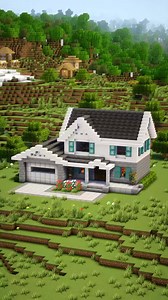 Minecraft Easy Suburban House Build Tutorial