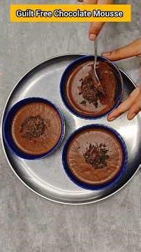 Only 2 Ingredients ! Guilt-Free Chocolate Mousse 😍🍫