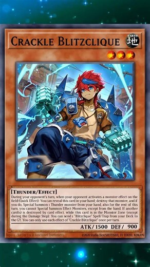 The New Thunder Deck #yugioh #yugiohtcg #yugiohcards