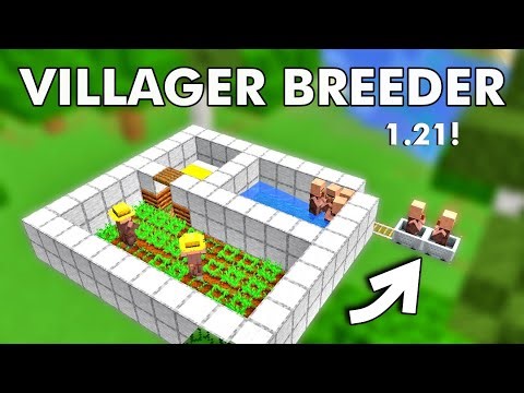 Minecraft BEST VILLAGE BREEDER Tutorial