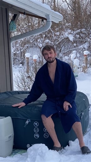 BEST $39.99 I'VE EVER SPENT!🎁Crush your craving for at-home relaxation with this hot tub! No need for a permanent spot for this spa-like experience. This heated hot tub is inflatable, so you can enjoy a bubbling massage anywhere you like -- the deck, your backyard, under a portico -- with a flip-up control panel right at your fingertips. | Homeshoppingdeal