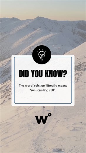 Weatherology on Instagram: "The word solstice comes from the Latin solstitium—a combination of “sol” (sun) and “sistere” (to stand still). Early observers noticed that around the Winter Solstice, the noon sun stops sinking lower each day and appears to pause in the sky before beginning its gradual climb again. It’s Earth’s tilt in action—and a moment ancient cultures celebrated for centuries. If you could watch the Winter Solstice from anywhere in the world, where would you choose? #DYK #WinterS
