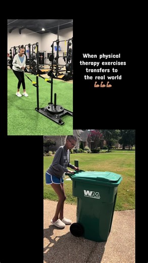 Proud of all the progress I’ve made. Physical therapy is not just exercising, treatments, and stretching. The movements transfer to the real world. #physicaltherapy #physicaltherapytiktok