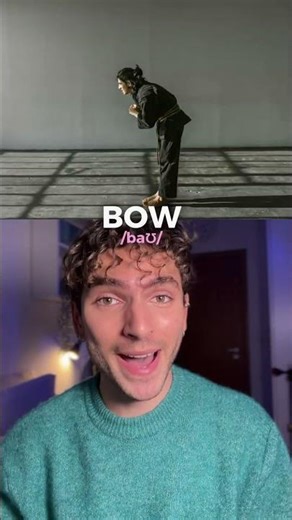 The pronunciation of BOW 🇬🇧