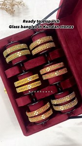 Step into a bygone era with our exquisite collection of vintage glass bangles, each piece meticulously crafted to capture the essence of timeless tradition and elegance. Let the delicate clinking of these colorful treasures transport you to a world of heritage and grace. Sizes available: 2.4, 2.6, 2.8 only. Cannot be customised in any sizes. These are the only available colours in this pattern. Order through mini store only (link in bio) #mirdhuart #glassbangles #glassbanglesfromindia #glassbang