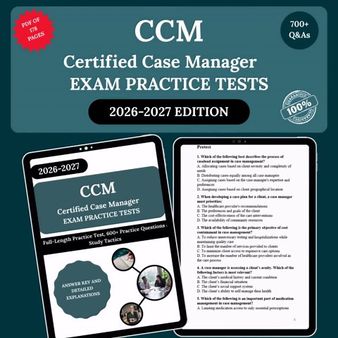 Ccm övningsprov 2026 | Ccm övningsprov | Ccm övningsfrågor | Ccm övningsprov | Certifierad fallchefs övningsprov - Etsy Sverige