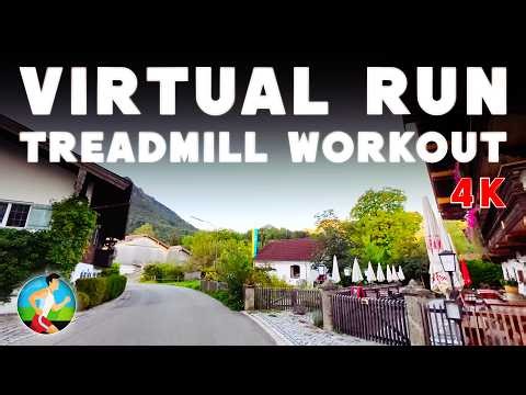 Virtual Running in Bavaria, Germany | 4K Treadmill Workout