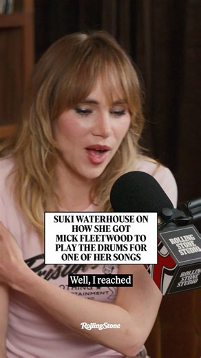 Suki Waterhouse on How She Got Mick Fleetwood to Play the Drums For One of Her Songs