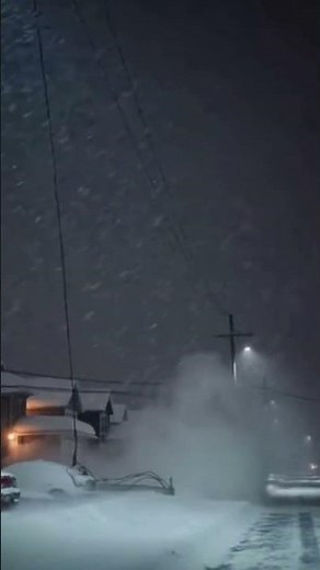 Lightning Strike Destroys Power Grid in Massive Blizzard — Insane Explosion Caught on Camera! ⚡🔥🌨️