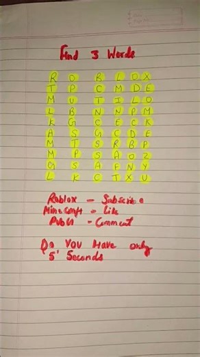 Find minecraft Roblox and PUBG