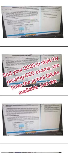 Don't panic about your GED exams, i can help you get proper scores. we have actual GED exam questions and answers and wr can also take the exam for you. Dm and let me know. #gedexamhelp #creatorsearchinsights #gedonline #gedproctoredexam #ged Ged exams made easier
