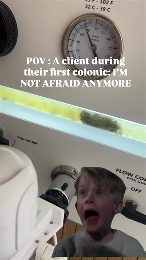 POV : A client during their first colonic: I’M NOT AFRAID ANYMORE 😤💥💩#ColonicsAreCool #colonicsmiami #GutHealth #colonics #livecolonic