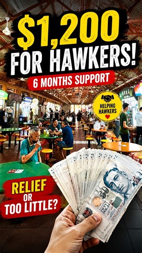 Hawkers Get S$1,200, But Will Your Food Cost Less? #Singapore #Hawkers