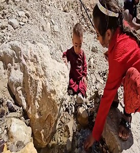 7.3K views · 88 reactions | Providing drinking water from the spring _ Documentary on the hard life of nomads | Lifes Nature | Facebook
