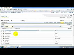 Intuit Field Service Management Create a New User 2011