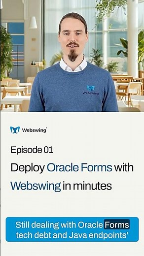 Oracle Forms Without Client Java | Webswing
