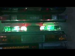 Green Code 3 LP6000 fully loaded stingrays clear domes lightbar light bar