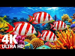 The Best 4K Aquarium - Explore the Underwater World and Beautiful Coral Reef Fish for Deep Sleep
