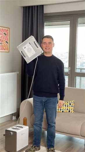 My experience with the window cleaning robot! #collaboration @ecovacsroboticsturkiye