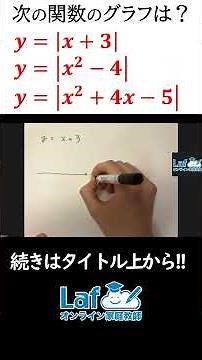 [Math 1] Find the graph of a quadratic function with absolute value! [Quadratic Functions] #Mathe...